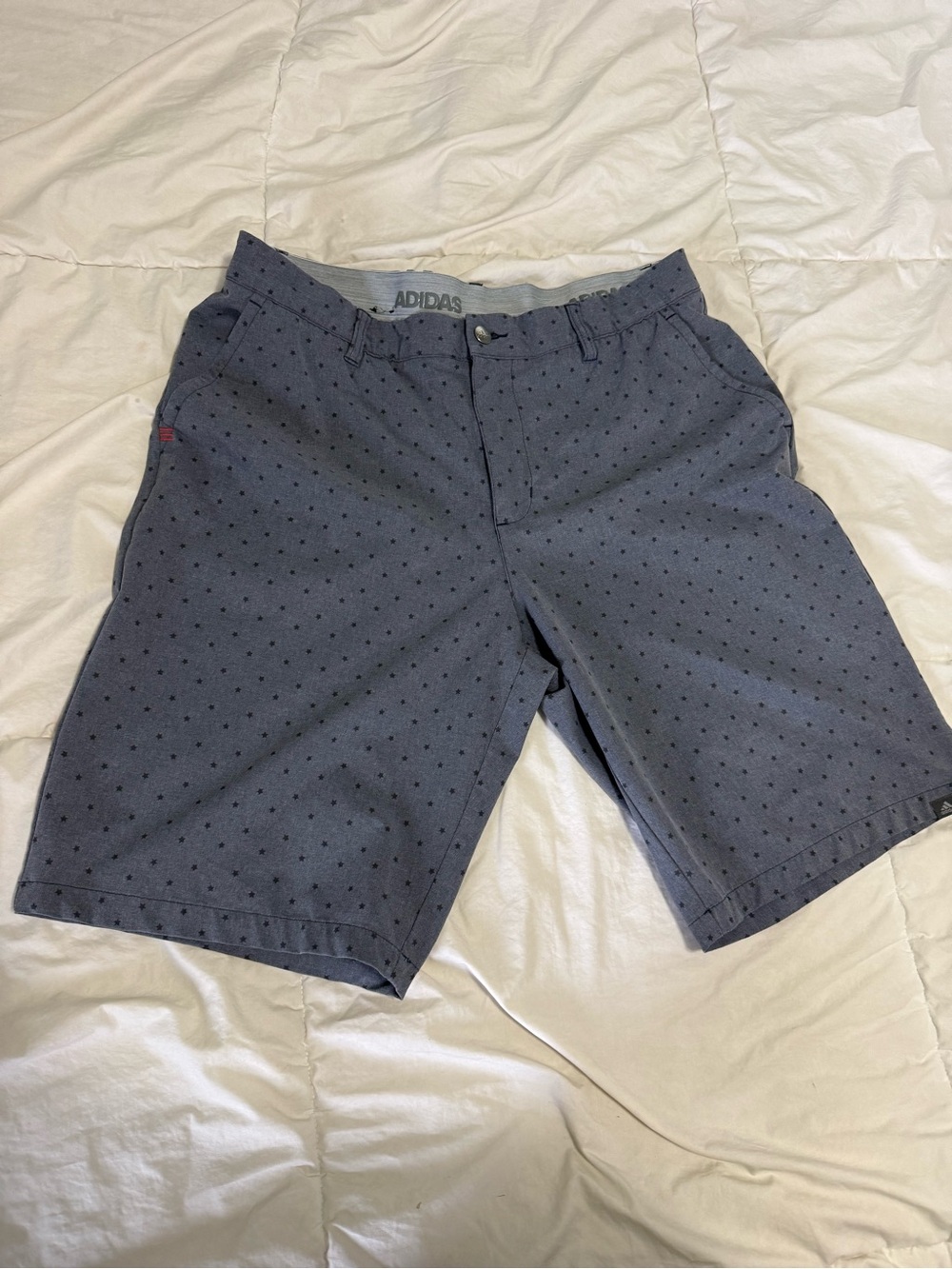 adidas Men's Navy Small Dot Performance Shorts